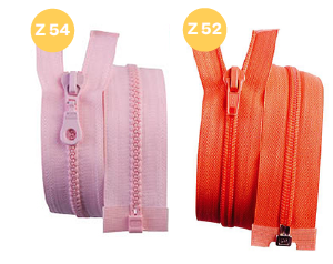 Fermeture éclair maille plastique séparable 6mm - Eclair